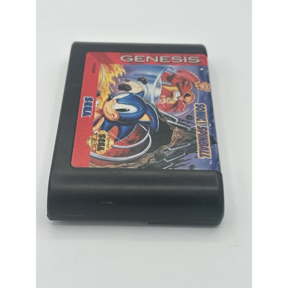 Sonic Spinball Sega Genesis Authentic Cartridge Tested Classic Platformer